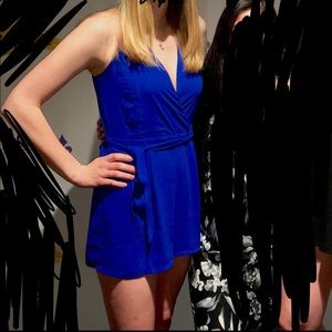 Royal Blue Express Romper